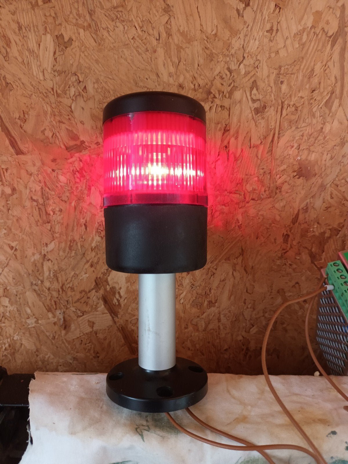 Telemecanique XVA-L C4 Rood Alarmlicht 24 V / 220 V, Ophalen of Verzenden, Gebruikt, Sirene, Overige soorten