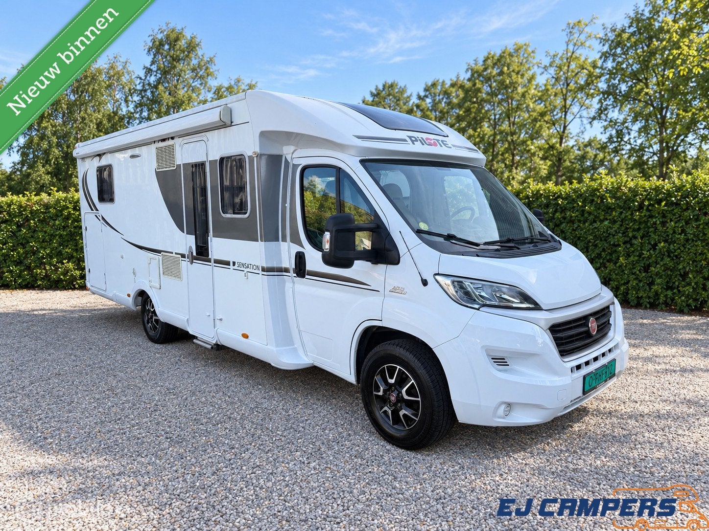 Fiat Pilote P740 Automaat Queensbed, Caravans en Kamperen, Automaat, Ringverwarming, Pilote, 7 tot 8 meter