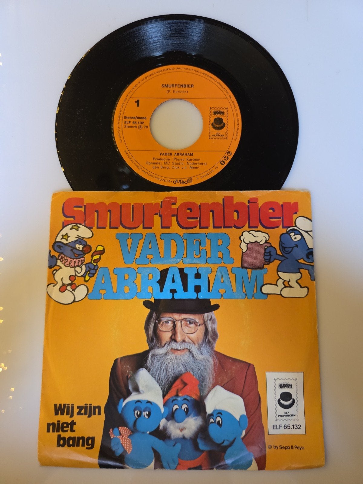 Vader Abraham - Smurfenbier, Cd's en Dvd's, Ophalen of Verzenden, Gebruikt, 7 inch, Nederlandstalig