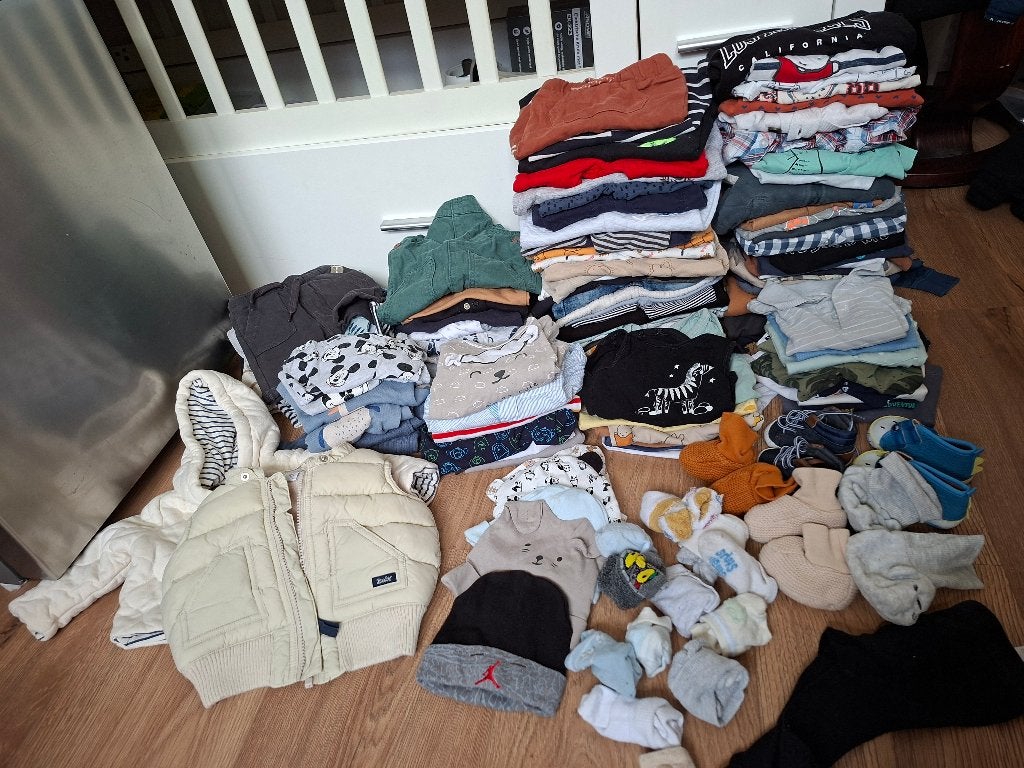 jongenskledingpakket 56 62 68, Kinderen en Baby's, Ophalen of Verzenden, Zo goed als nieuw, Maat 62