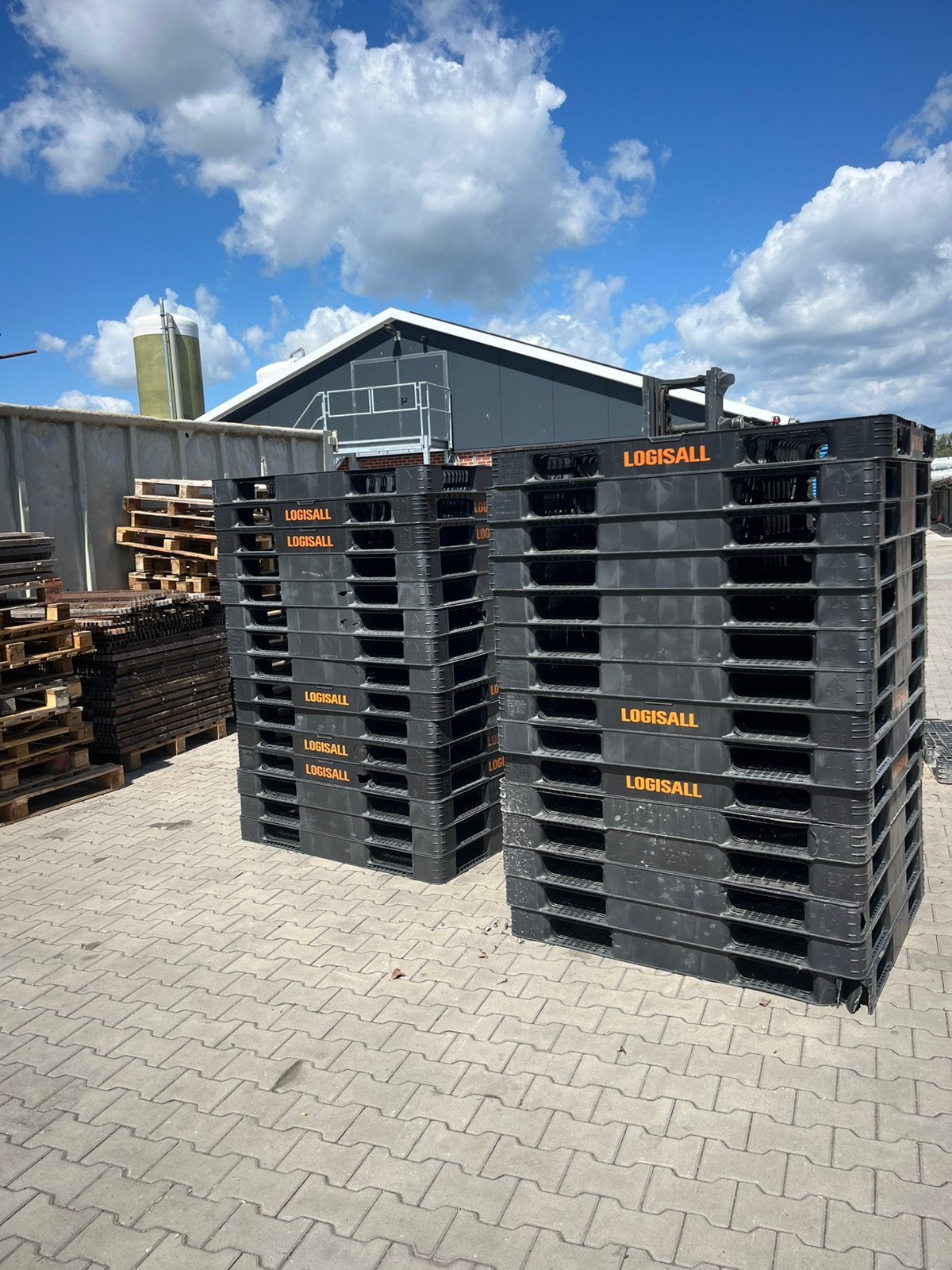 Partij kunstoffen pallets 110x130, Ophalen, 100 cm of meer, 60 cm of meer, Overige typen
