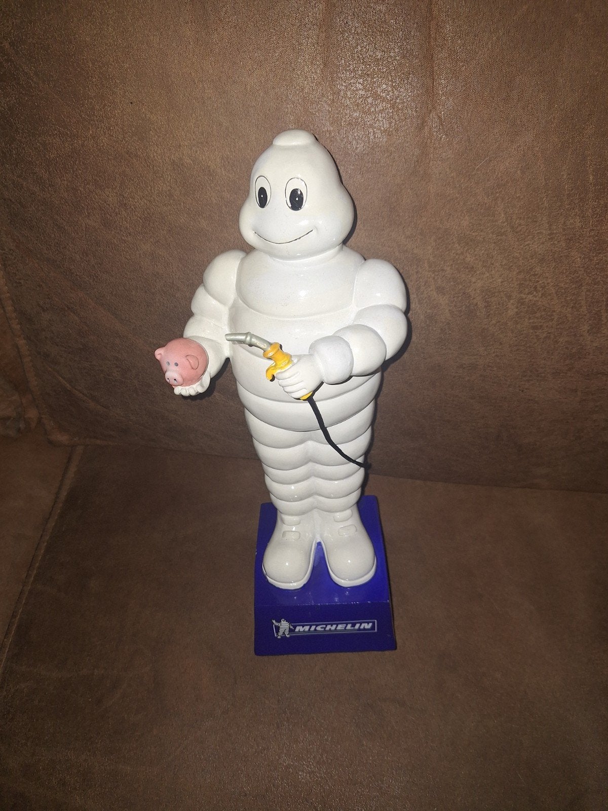 Vintage Michelin Spaarpot - Bibendum Figuur, Ophalen of Verzenden, Gebruikt, Kunststof, Vervoermiddel