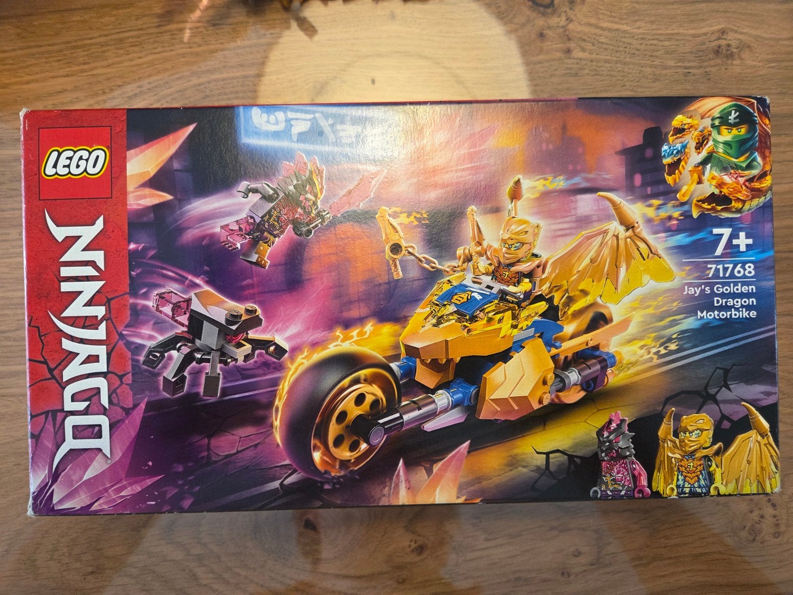 LEGO Ninjago 71768 Jay's Golden Dragon Motorbike Compleet, Ophalen of Verzenden