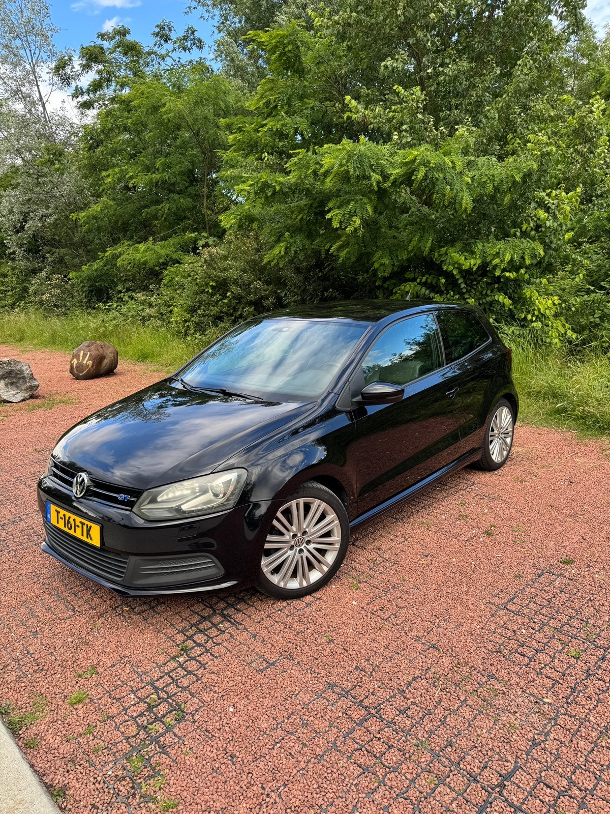 Volkswagen Polo BlueGT, Auto's, Volkswagen, 1112 kg, Zwart, 4 cilinders, Handgeschakeld