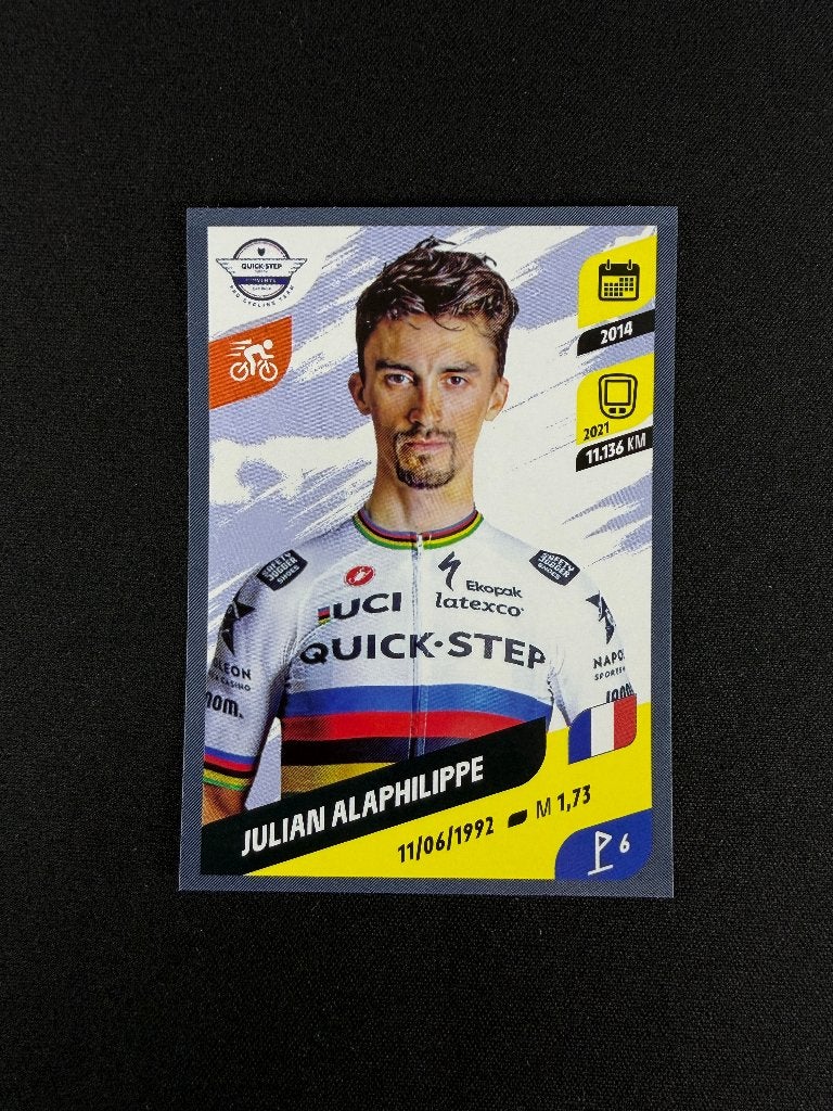Julian Alaphilippe Panini Tour de France 2022 Sticker, Verzenden, Zo goed als nieuw, Overige sporten, Poster, Plaatje of Sticker