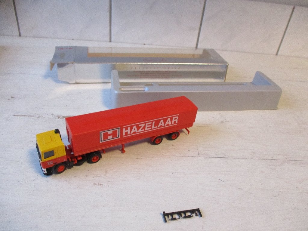Herpa Daf 95 Hazelaar 1:87, Ophalen of Verzenden, Nieuw, Bus of Vrachtwagen, Herpa