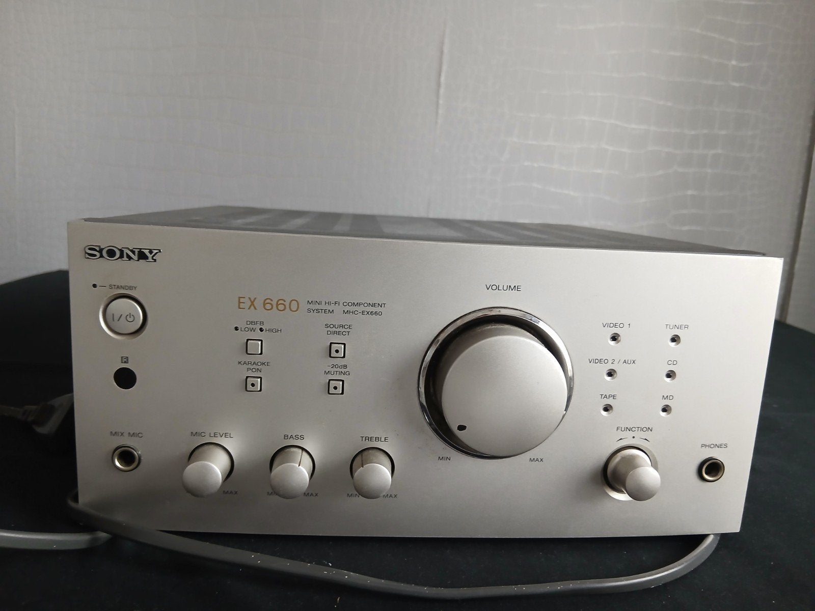 Sony EX 660 Mini Hi-Fi Component Systeem met Subwoofer, Audio, Tv en Foto, Versterkers en Receivers, Zo goed als nieuw, Overige systemen