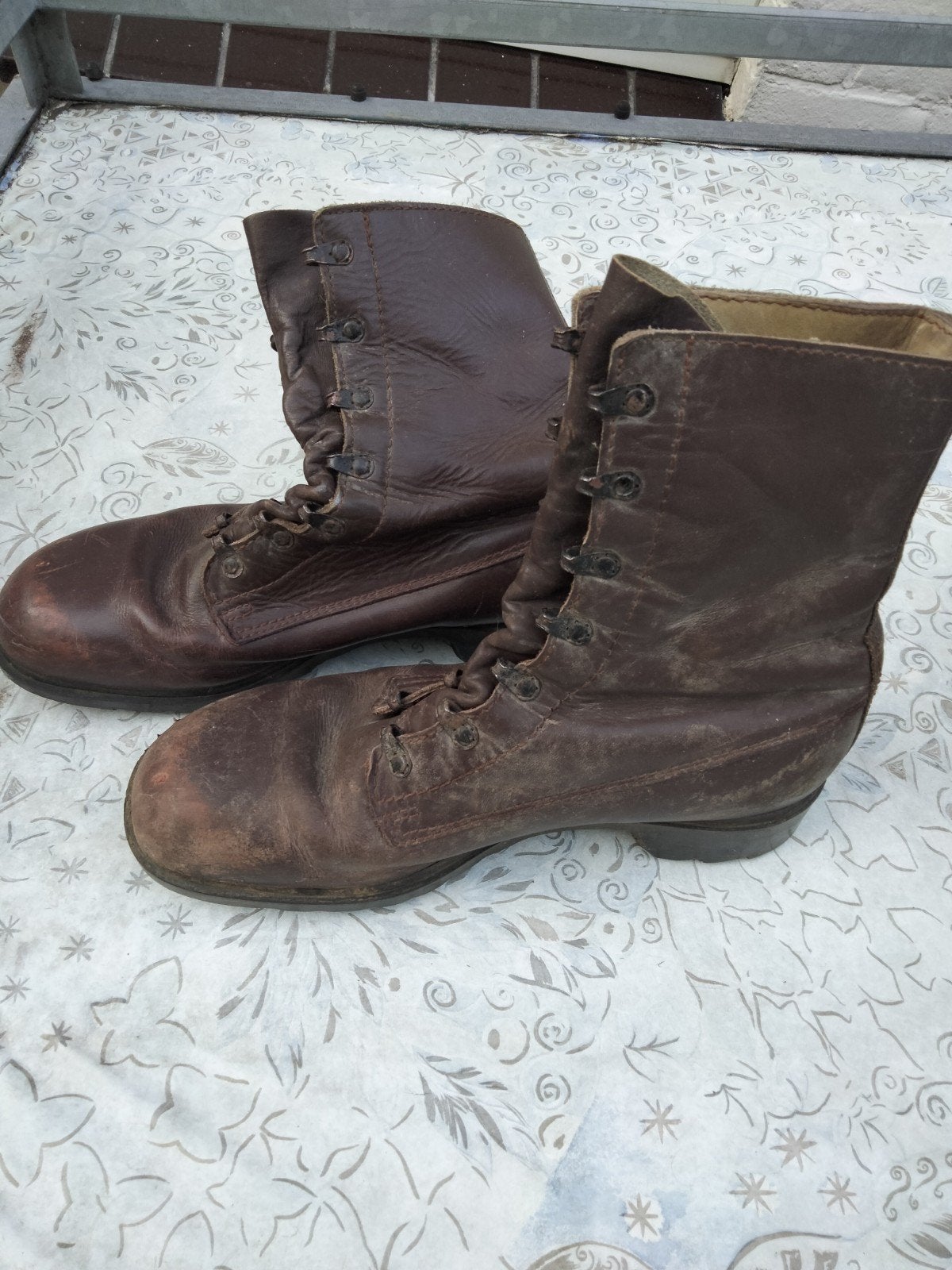 Militaire leger kisten / boots Maat 44, Ophalen of Verzenden, Landmacht, Nederland, Kleding of Schoenen