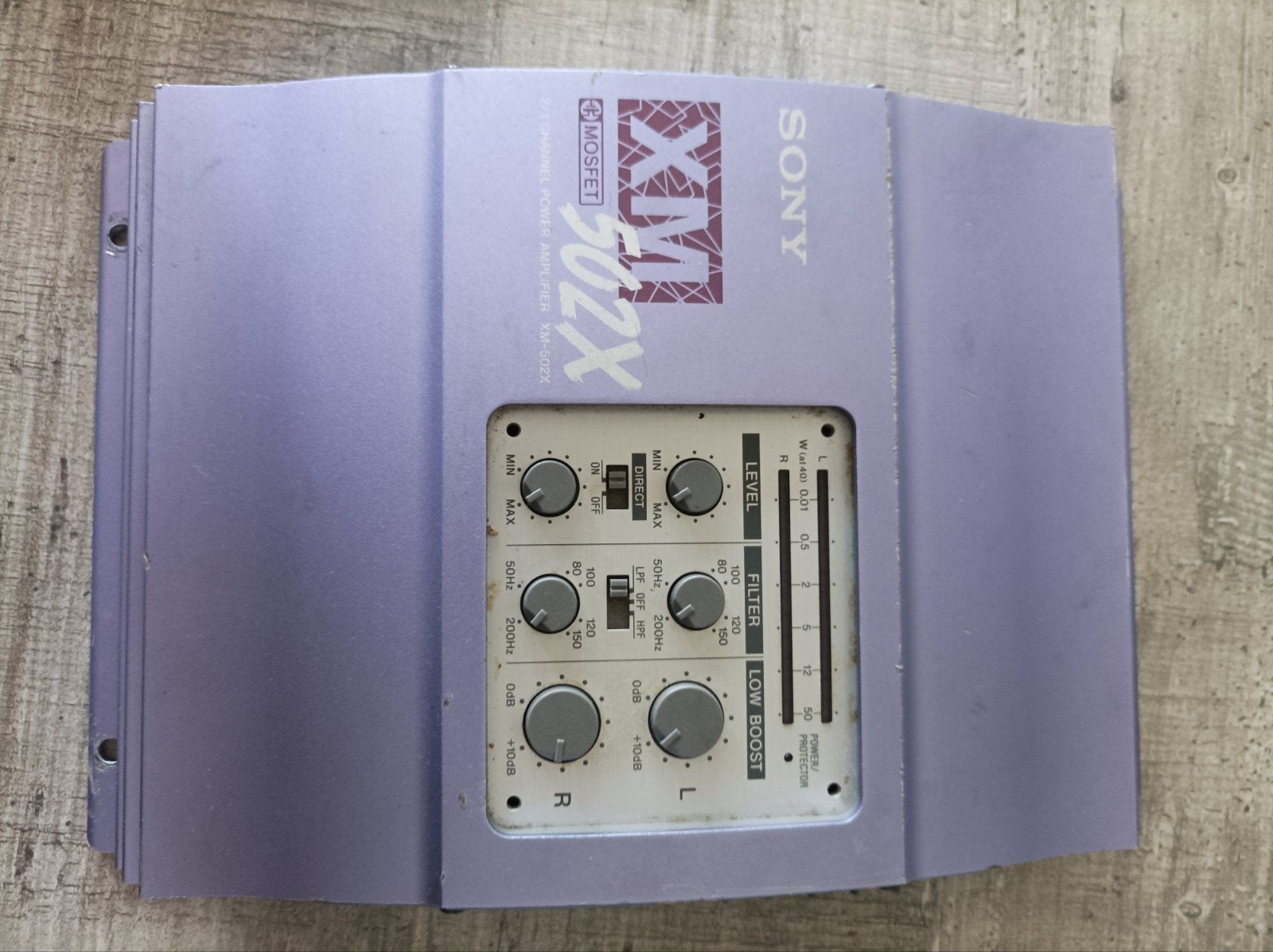 Sony XM-502X MOSFET Eindversterker, Ophalen, Gebruikt, Sony, Minder dan 60 watt