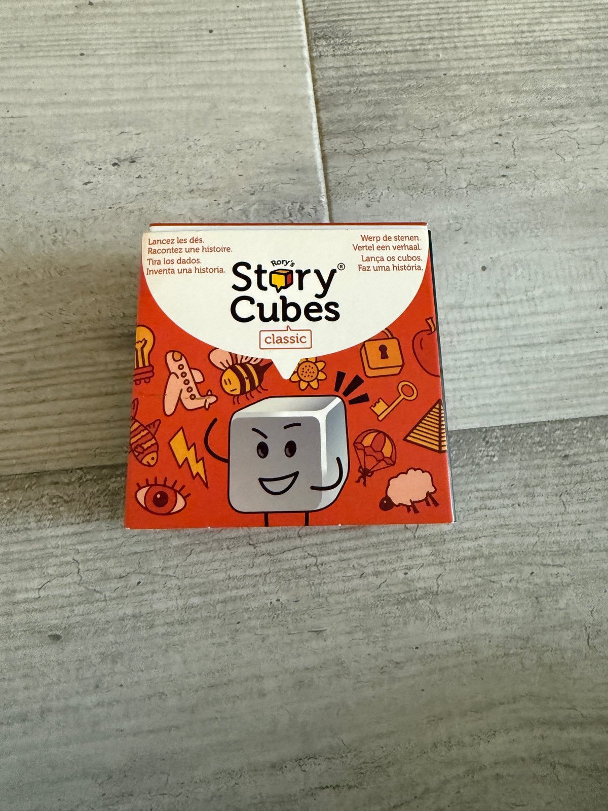 Rory's Story Cubes Classic - Vertel je eigen verhaal!, Een of twee spelers, Ophalen, Gebruikt, Rory