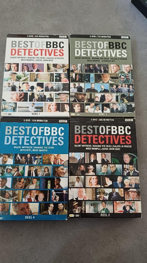 BBC Detectives DVD Boxset (Deel 1-4), Gebruikt, Alle leeftijden, Ophalen of Verzenden, Boxset