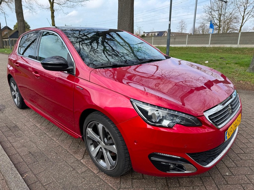 Peugeot 308 1.2 PureTech GT-line 2016 Pano automaat, Gebruikt, Euro 6, 1199 cc, 610 kg