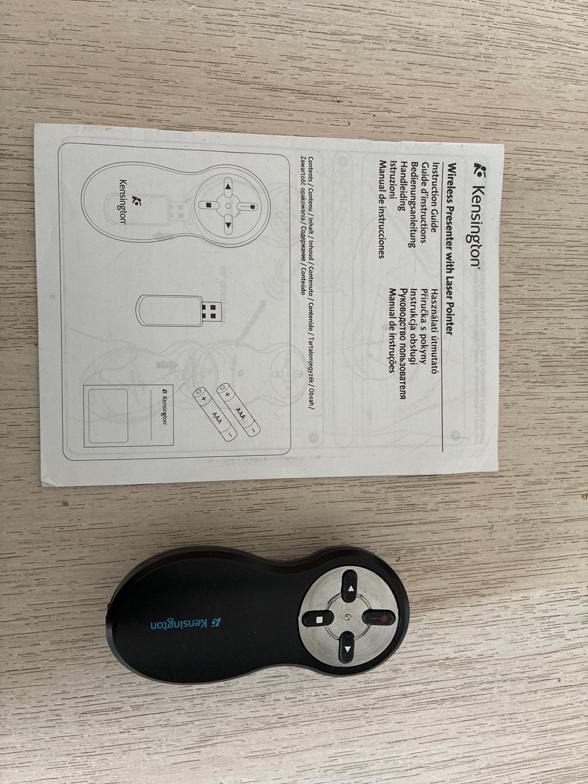 Kensington Draadloze Presenter met Laserpointer, Ophalen, Gebruikt, Windows