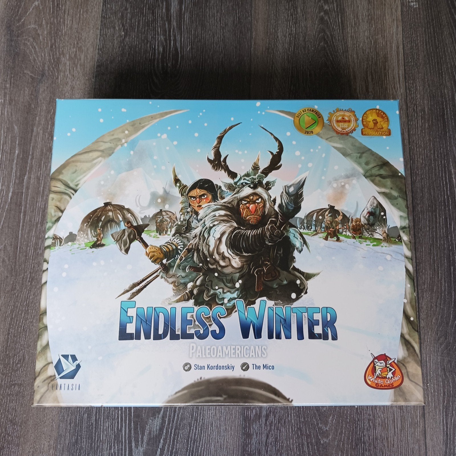 Nr. 16 Endless Winter: Paleoamericans- Nieuw in Seal, Een of twee spelers, Ophalen of Verzenden, Nieuw, Fantasia Games