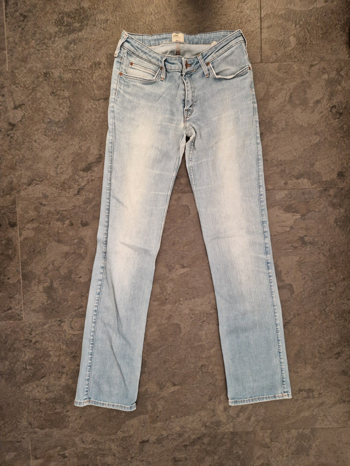 Lee Jeans - Lichtblauwe Denim - W28 L33, Blauw, Ophalen of Verzenden, Gedragen, Lee