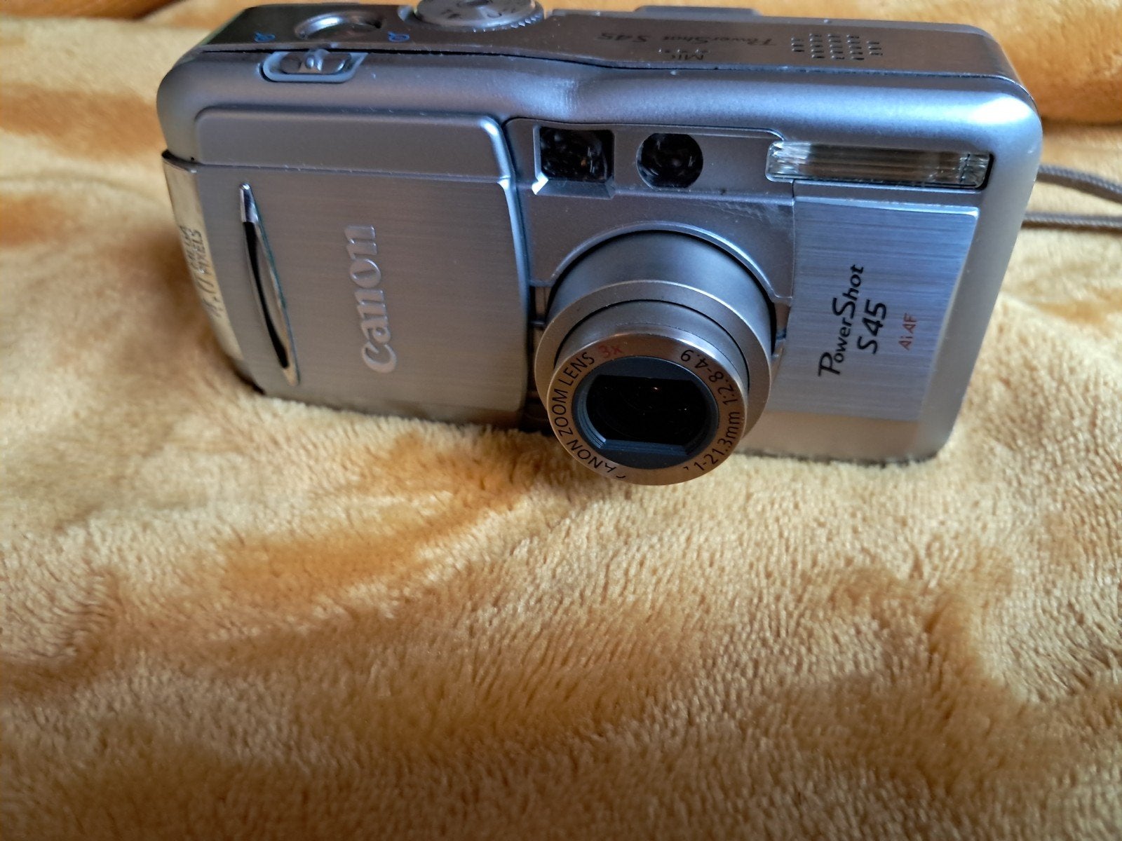 Canon PowerShot S45 Compactcamera - Zilver, Ingebouwde flitser, Gebruikt, Canon, 4 megapixels
