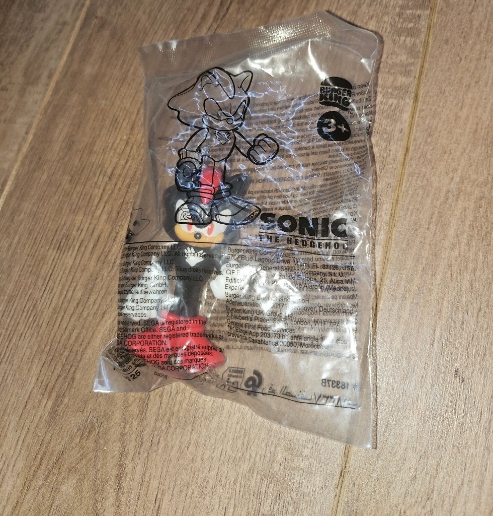 Sonic the Hedgehog Shadow Figure Burger King, Ophalen of Verzenden, Nieuw