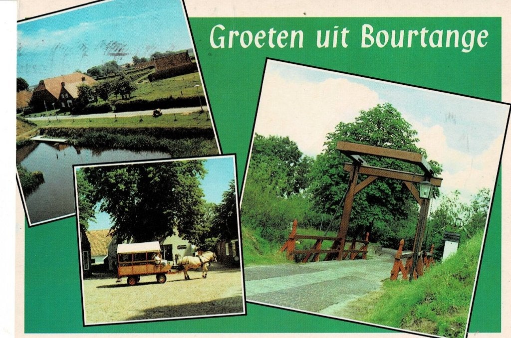 Ansichtkaart Groeten uit Bourtange - Diverse Gezichten, Ophalen of Verzenden, 1960 tot 1980, Gelopen, Groningen