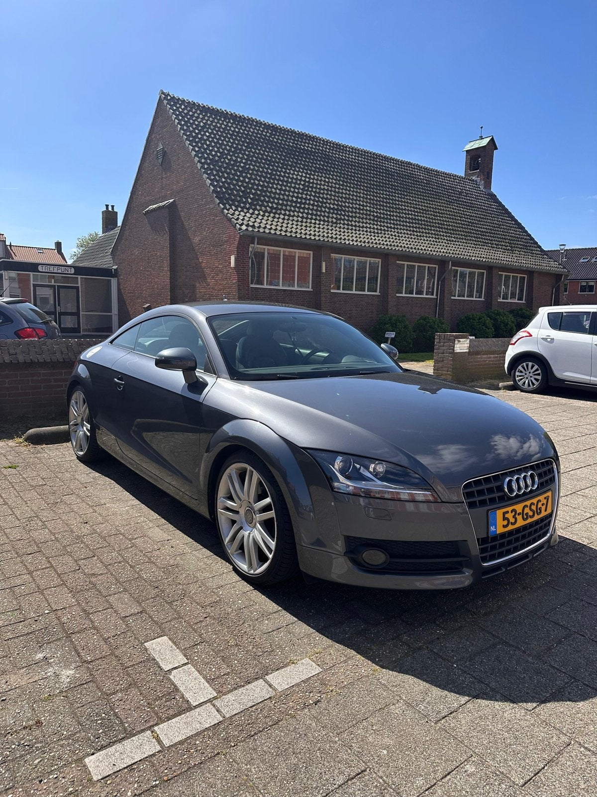 Audi TT 2.0 Tfsi Coupe 147KW AUT 2007 Grijs, Auto's, Audi, TT, 4 cilinders, 1984 cc, 4 stoelen