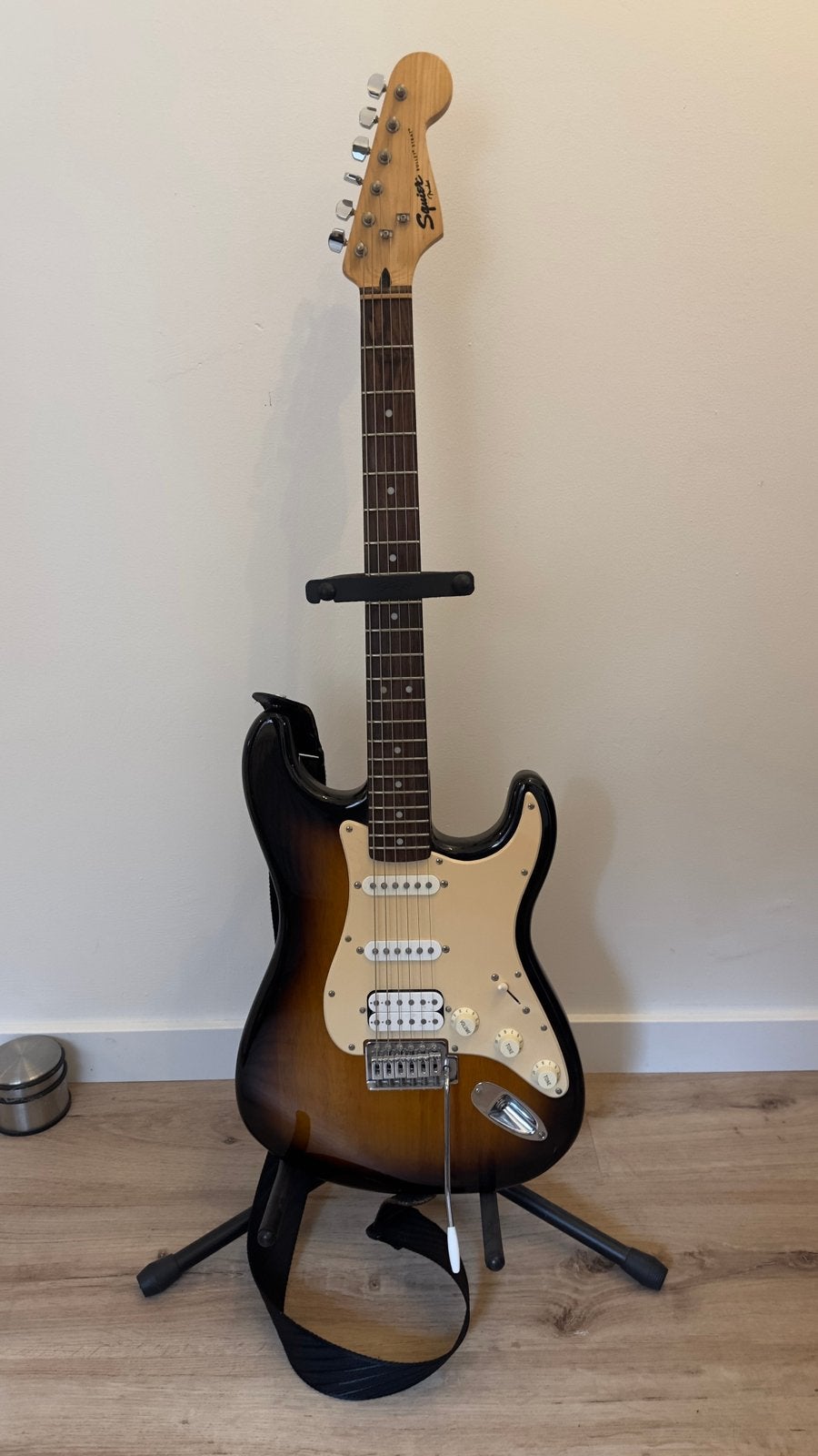 Fender Squier Stratocaster elektrische gitaar, Muziek en Instrumenten, Ophalen, Zo goed als nieuw, Solid body, Overige merken