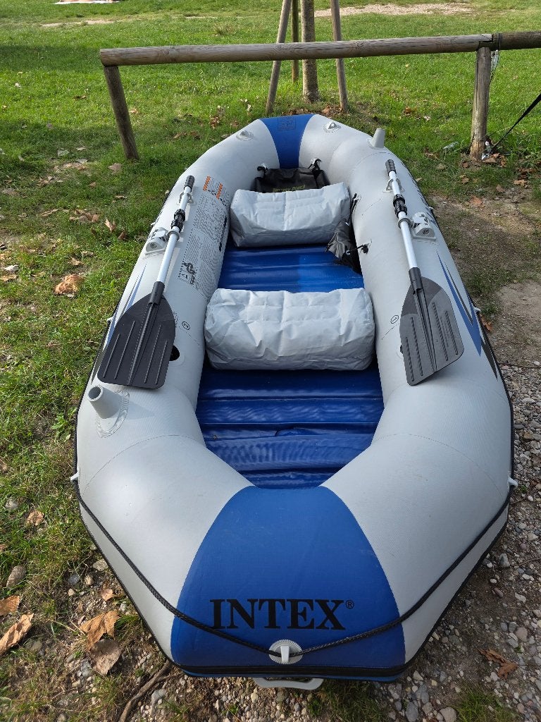 INTEX Mariner 3 met buitenboordmotor, PVC, 1 m, Elektrisch, Peddels