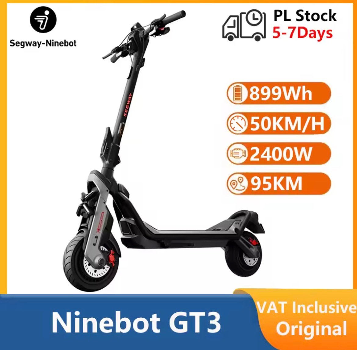 Ninebot gt3 nieuw in doos, Fietsen en Brommers, Elektrische fietsen, 59 cm of meer, Ophalen, Zo goed als nieuw, Overige merken