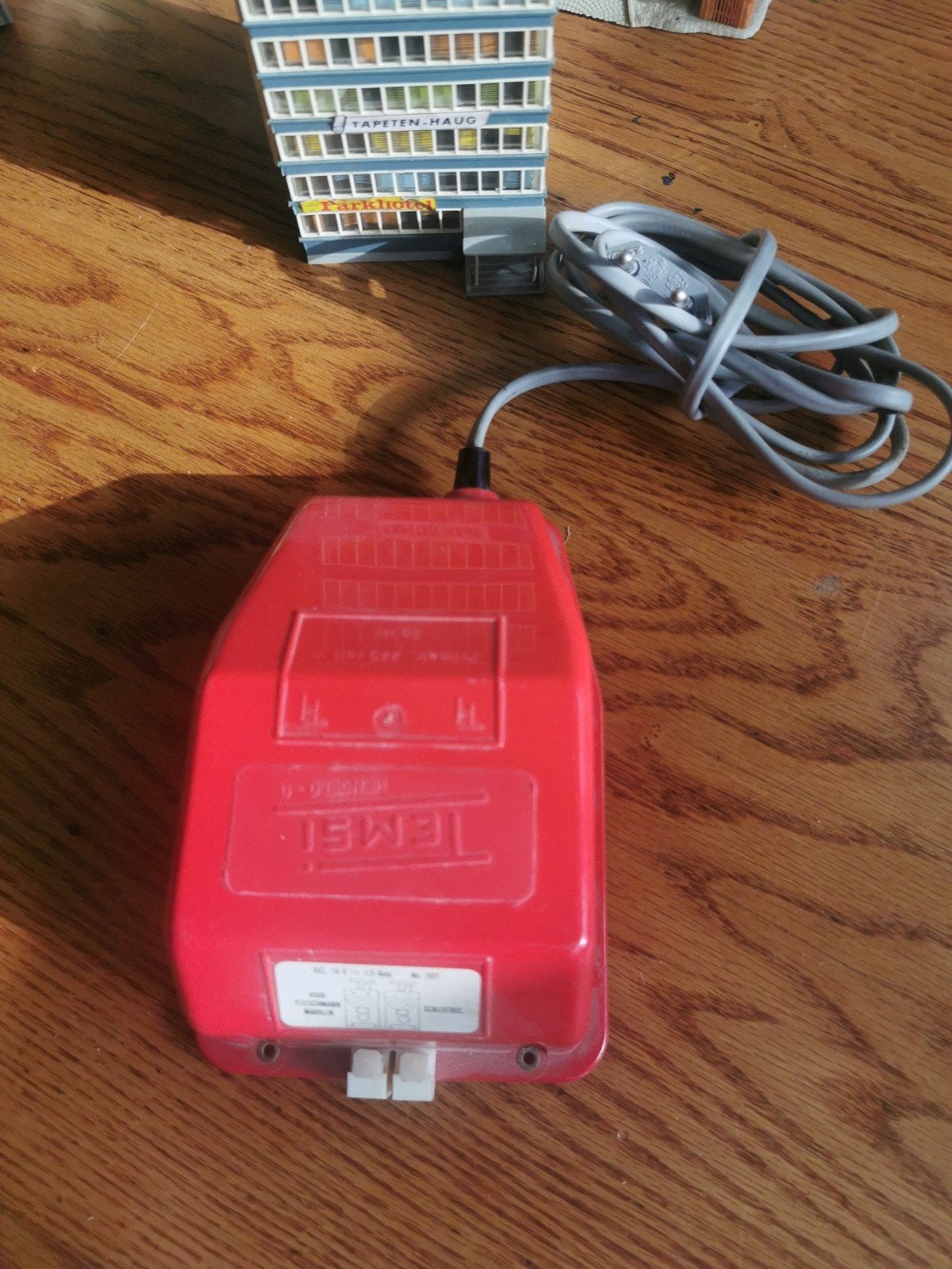 Temsi Transformator 220V voor Fleischmann/Märklin/Scalextric, Transformator of Voeding, Gebruikt, Gelijkstroom, Fleischmann