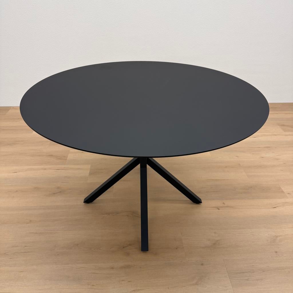 Ronde eettafel Fenix Nero Ingo 120&125cm - Direct Leverbaar
