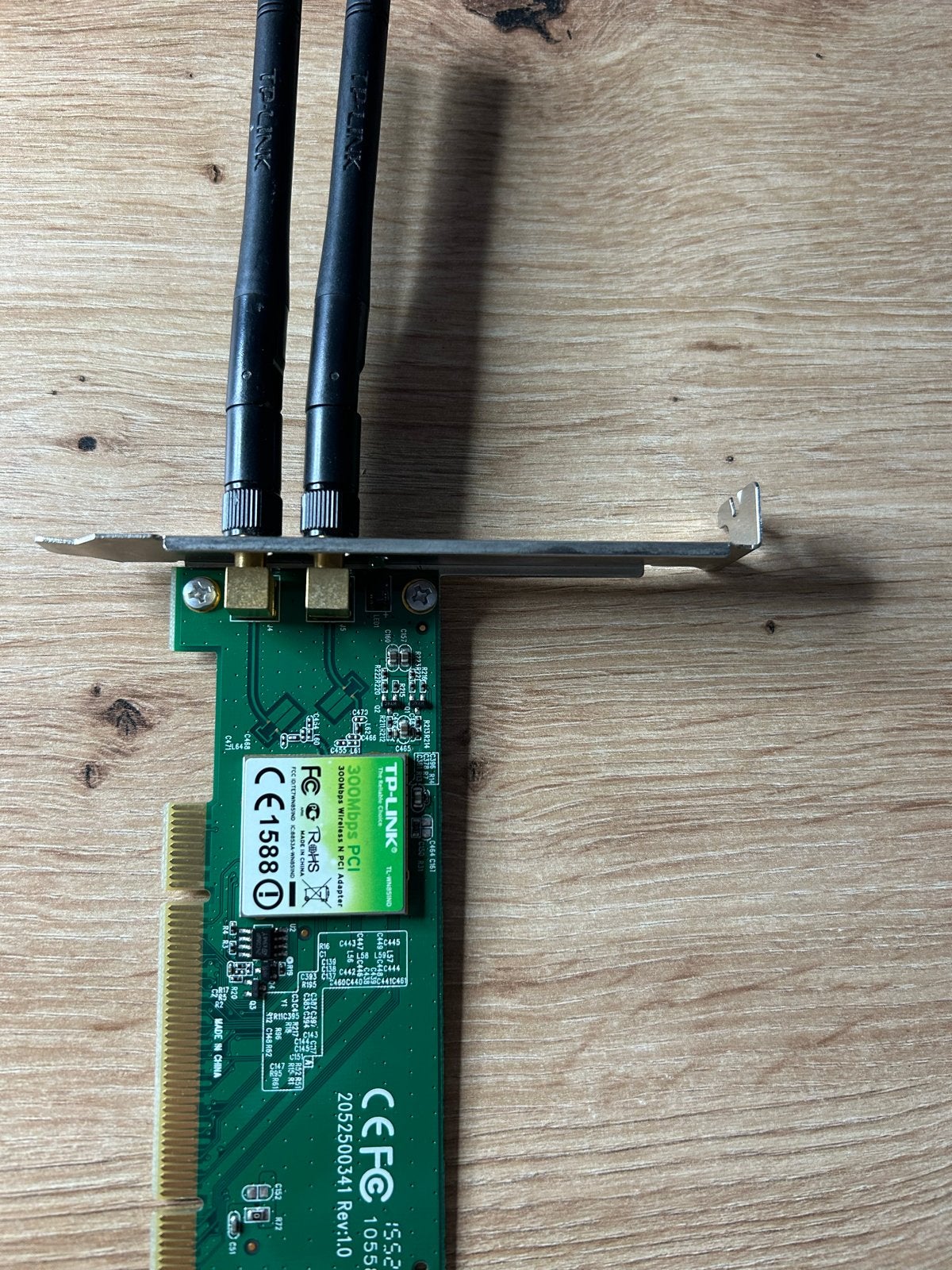 TP-Link 300Mbps PCI Wireless N Adapter (Gebruikt), Computers en Software, Netwerkkaarten, Ophalen, Gebruikt, Intern