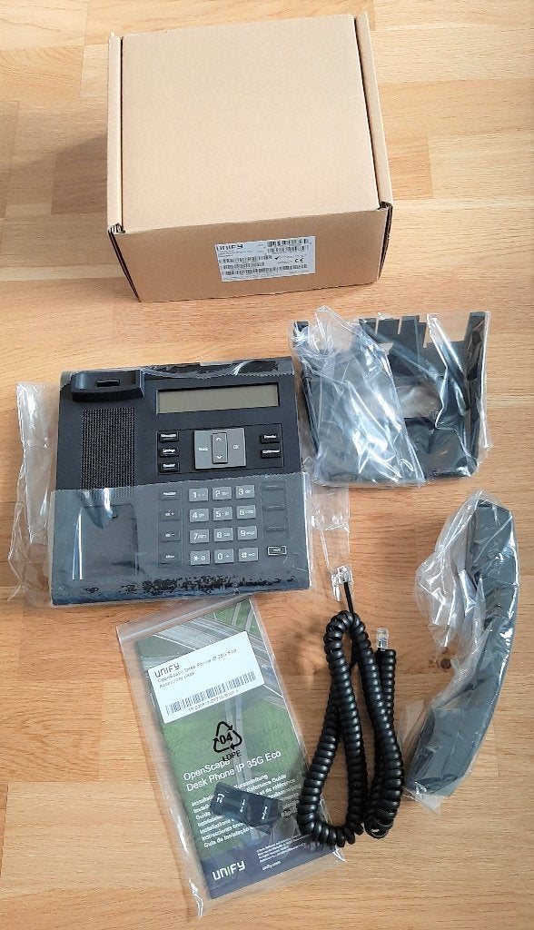 Unify OpenScape IP 35G Eco VoIP-telefoon - nieuw in doos, Telecommunicatie, Ophalen of Verzenden, Nieuw