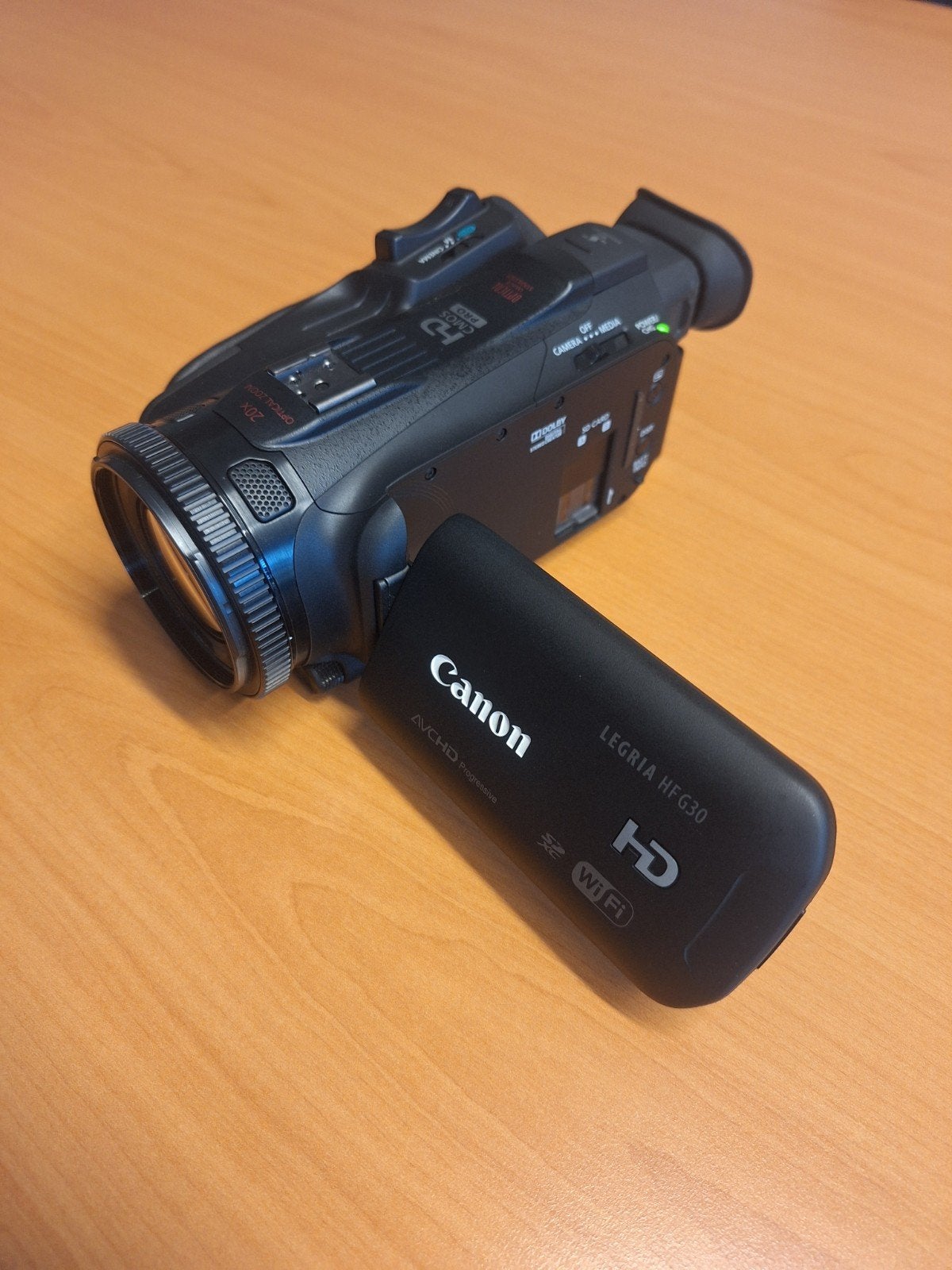 Canon Legria HF G30 videocamera (Full HD), Full HD, Canon, 20x of meer, Ophalen of Verzenden