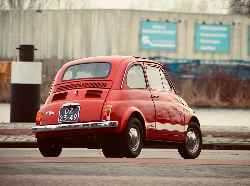 Fiat 500 nuova - 1968 - oldtimer - Rood, foto 3