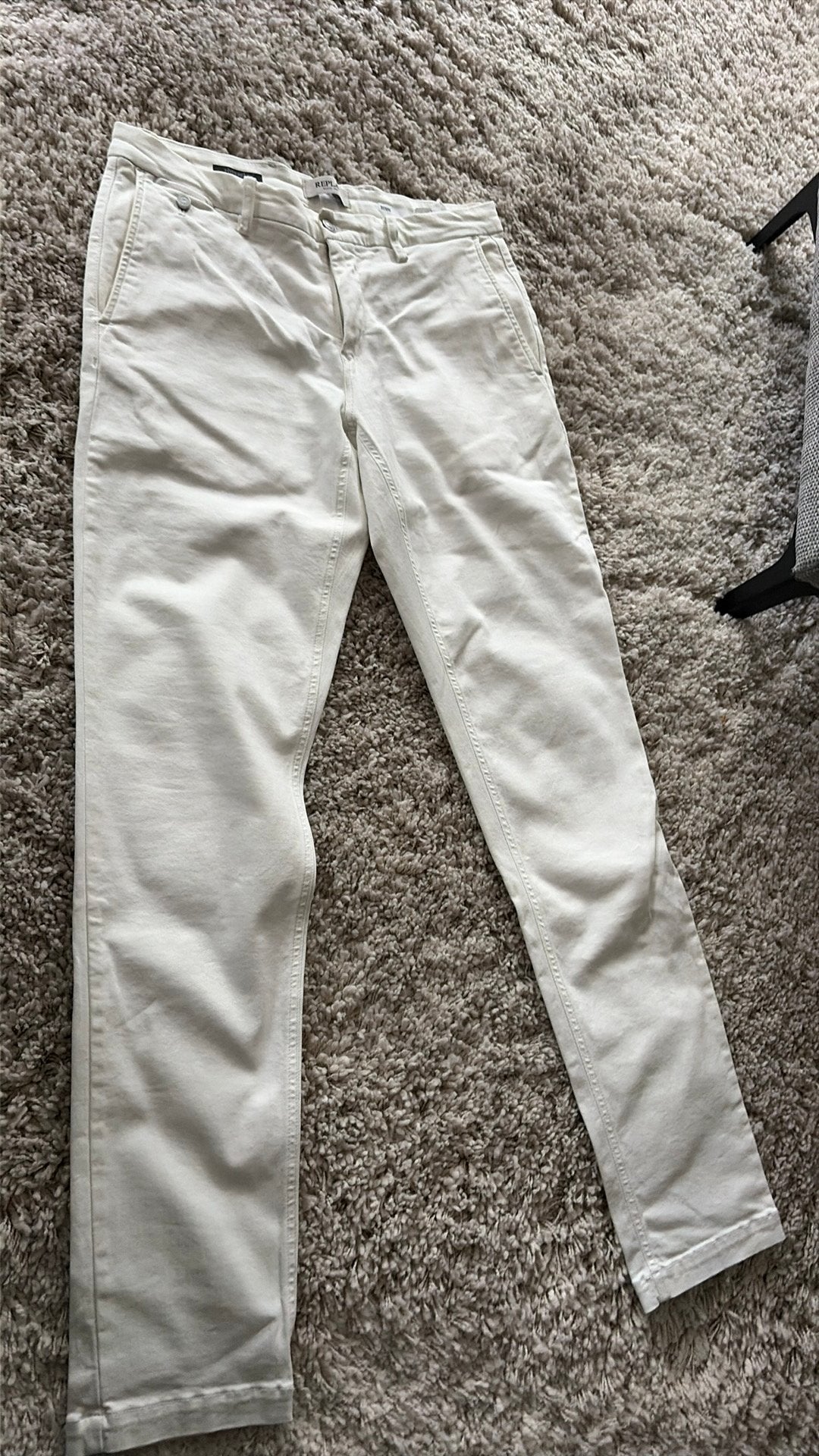 1 keer gedragen replay broek, Ophalen of Verzenden, Zo goed als nieuw, Wit