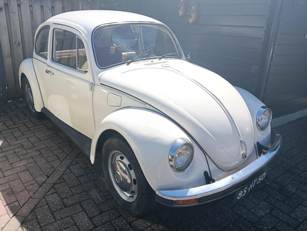 Volkswagen Kever 1200 1.2 L *1976* Wit, Auto's, Oldtimers, Volkswagen, 35 pk, Wit, Handgeschakeld
