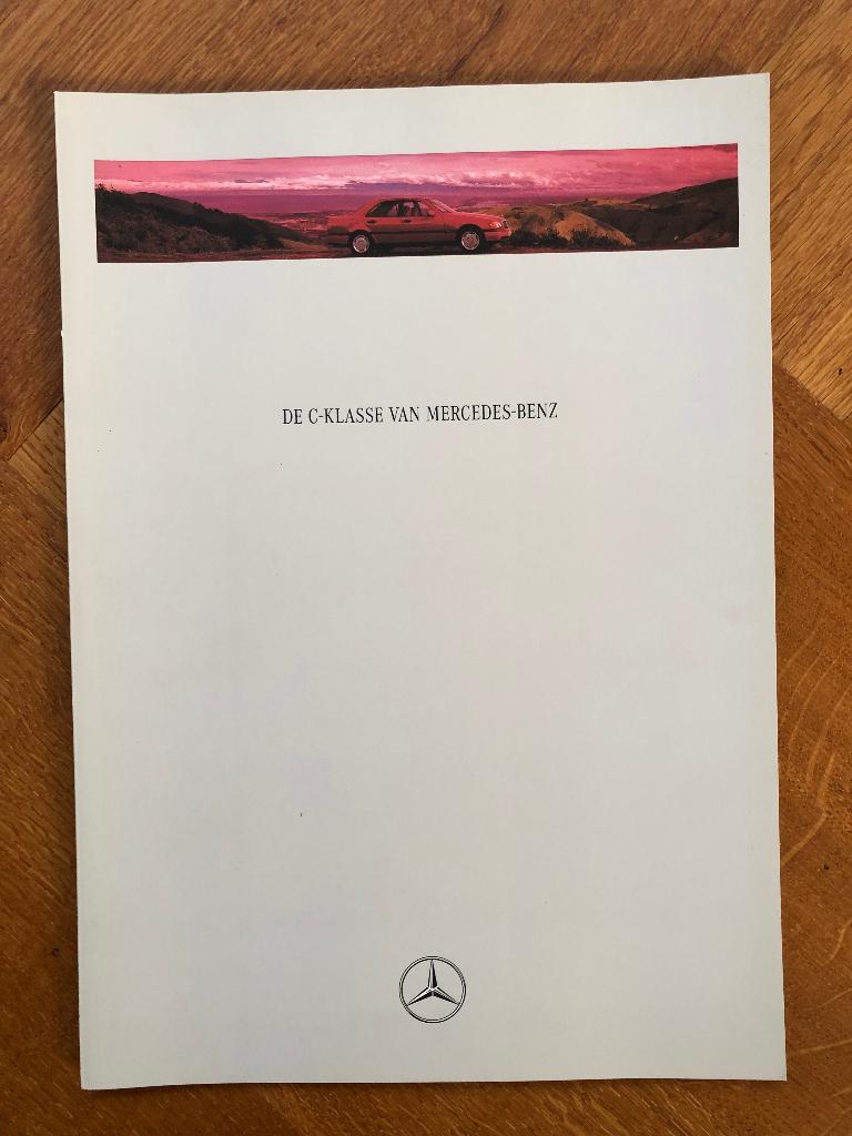 Mercedes-Benz C-Klasse folder 1995, Verzenden, Nieuw, Mercedes, Mercedes-Benz