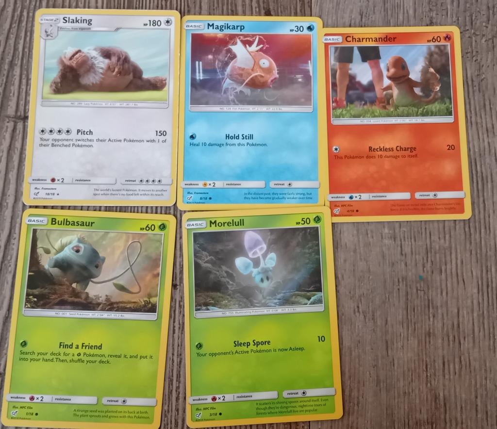 Pokémon kaarten Detective Pikachu, Ophalen of Verzenden, Zo goed als nieuw, Meerdere kaarten, Foil