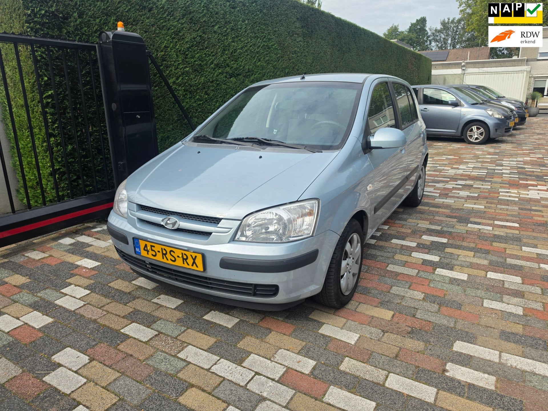 Hyundai Getz 1.3i Active Cool 2005 Airco 5 Deurs, Auto's, 4 cilinders, Blauw, Origineel Nederlands, Bedrijf