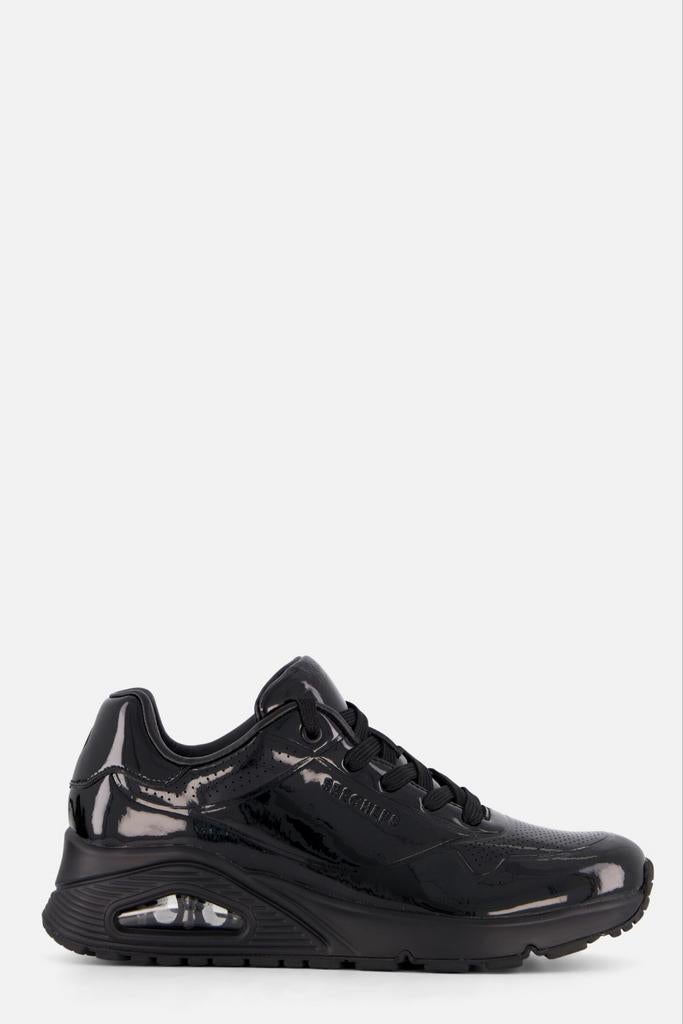 Skechers Uno Shiny One Sneakers Zwart - Maat 39, Skechers, Zwart, Ophalen of Verzenden, Sneakers of Gympen