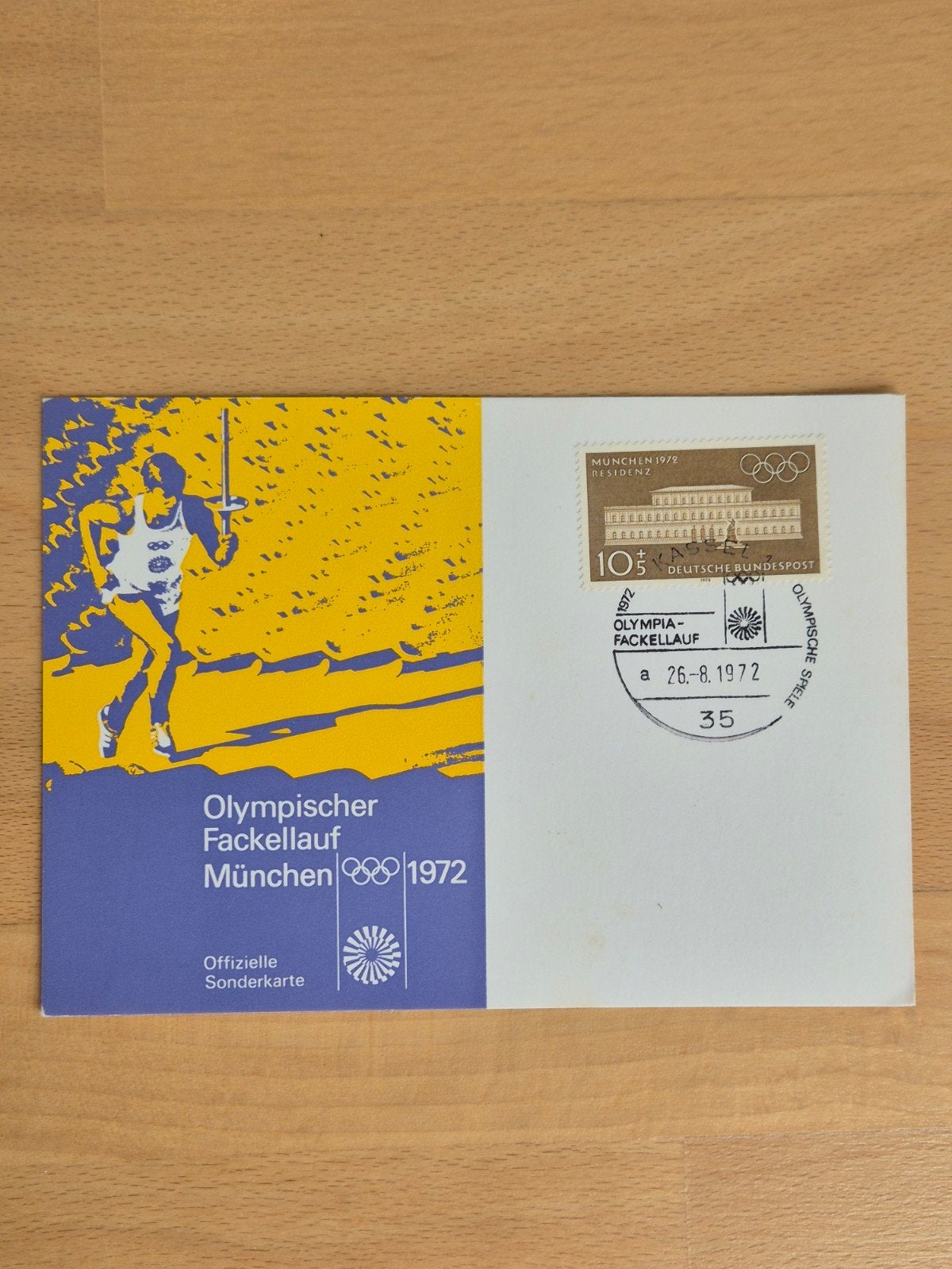 Kaart Olympische Spelen, Ophalen of Verzenden, Briefkaart