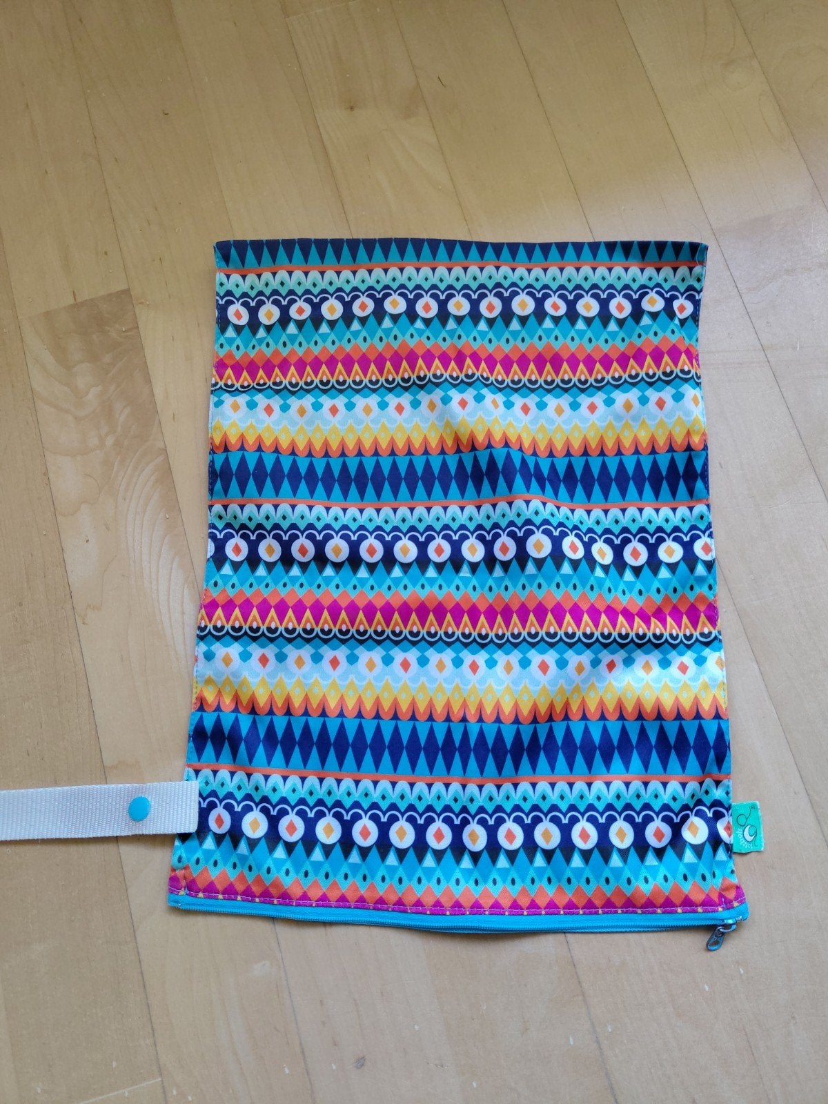 Kleurrijke Wetbag met rits en drukknoop, Ophalen of Verzenden