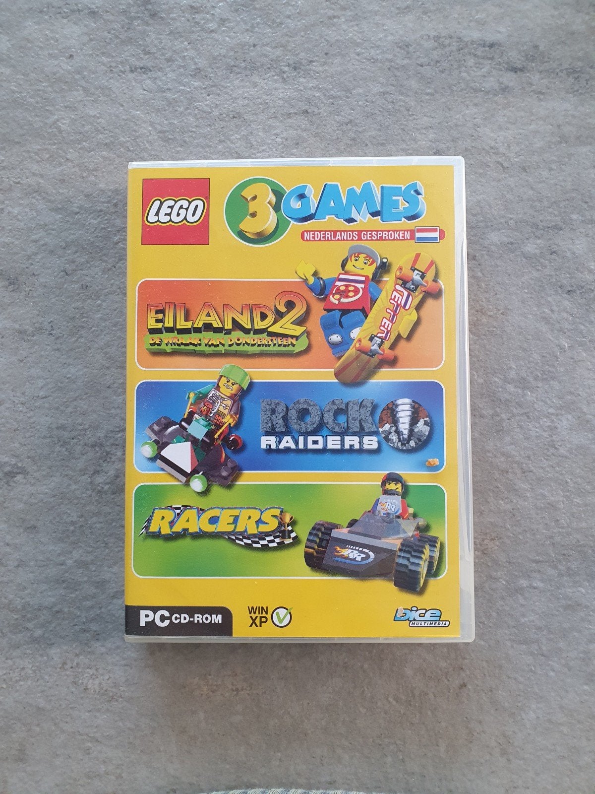 LEGO 3 Games PC: Eiland 2, Rock Raiders en Racers (NL), Spelcomputers en Games, Gebruikt, 1 speler, Ophalen of Verzenden, Eén computer
