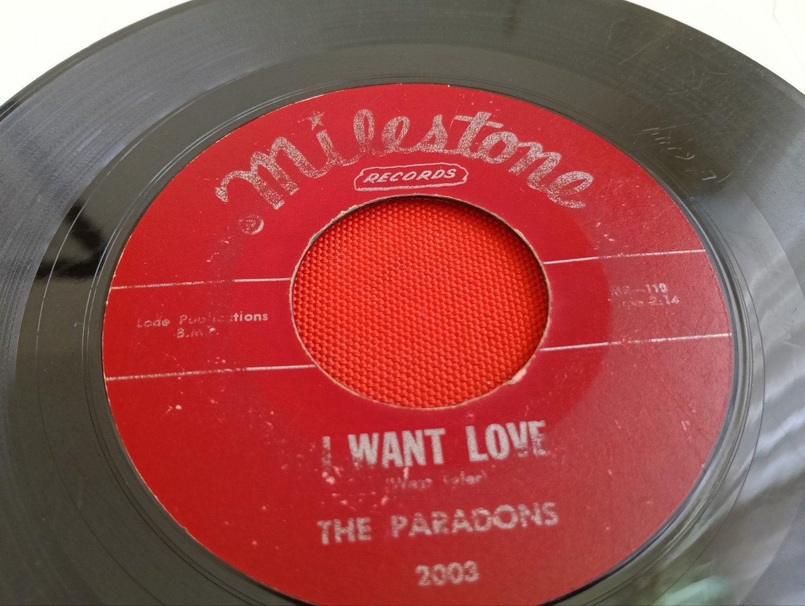 THE PARADONS 1959 MILESTONE LABEL ROCK & ROLL DOO WOP, Verzenden, Zo goed als nieuw, Pop, EP
