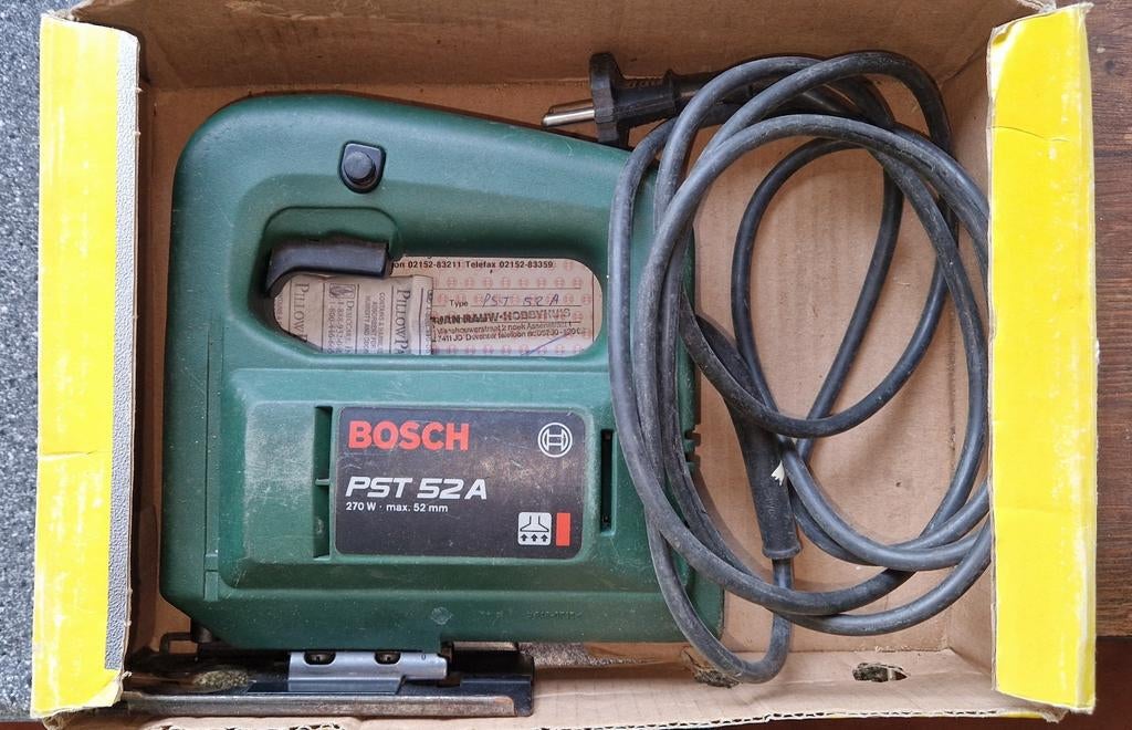 Bosch PST 52 A Decoupeerzaag, Doe-het-zelf en Verbouw, Gereedschap | Zaagmachines, Ophalen, Gebruikt, Decoupeerzaag, 30 tot 70 mm