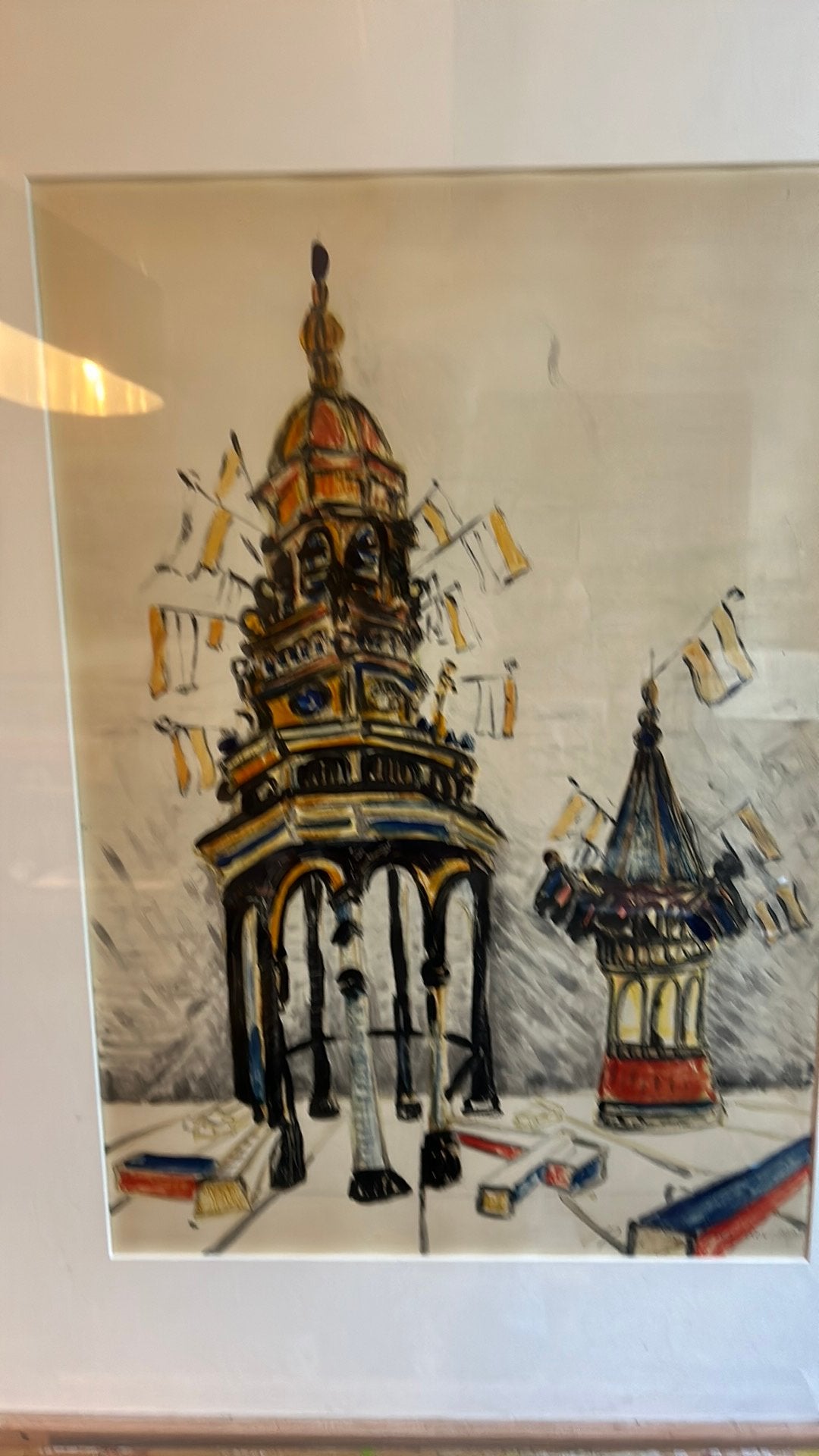 Litho rene glazer, Ophalen
