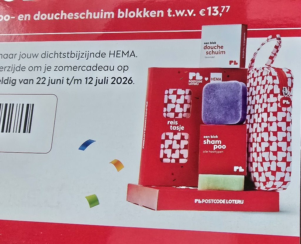 Postcodeloterij cadeaubonnen, Tickets en Kaartjes, Kortingen en Cadeaubonnen, Eén persoon, Cadeaubon