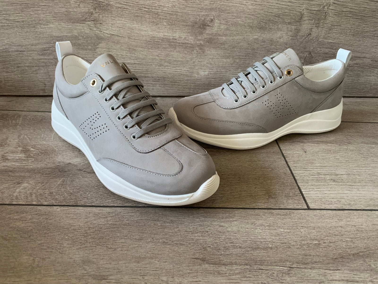 Nieuwe Van Lier gave grijze nubuck leren sneakers (Maat 39), Van Lier, Verzenden, Nieuw, Sneakers of Gympen