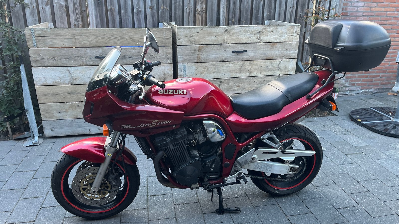 Suzuki Bandit 1200 met vering upgrade, Ophalen, Gebruikt
