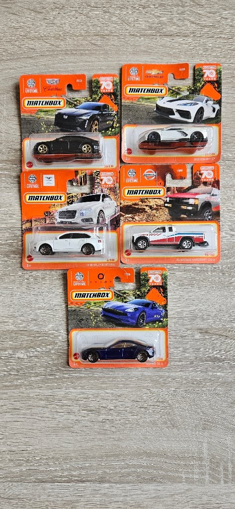 5 Matchbox auto's (Matchbox 70 Years), Ophalen of Verzenden, Nieuw