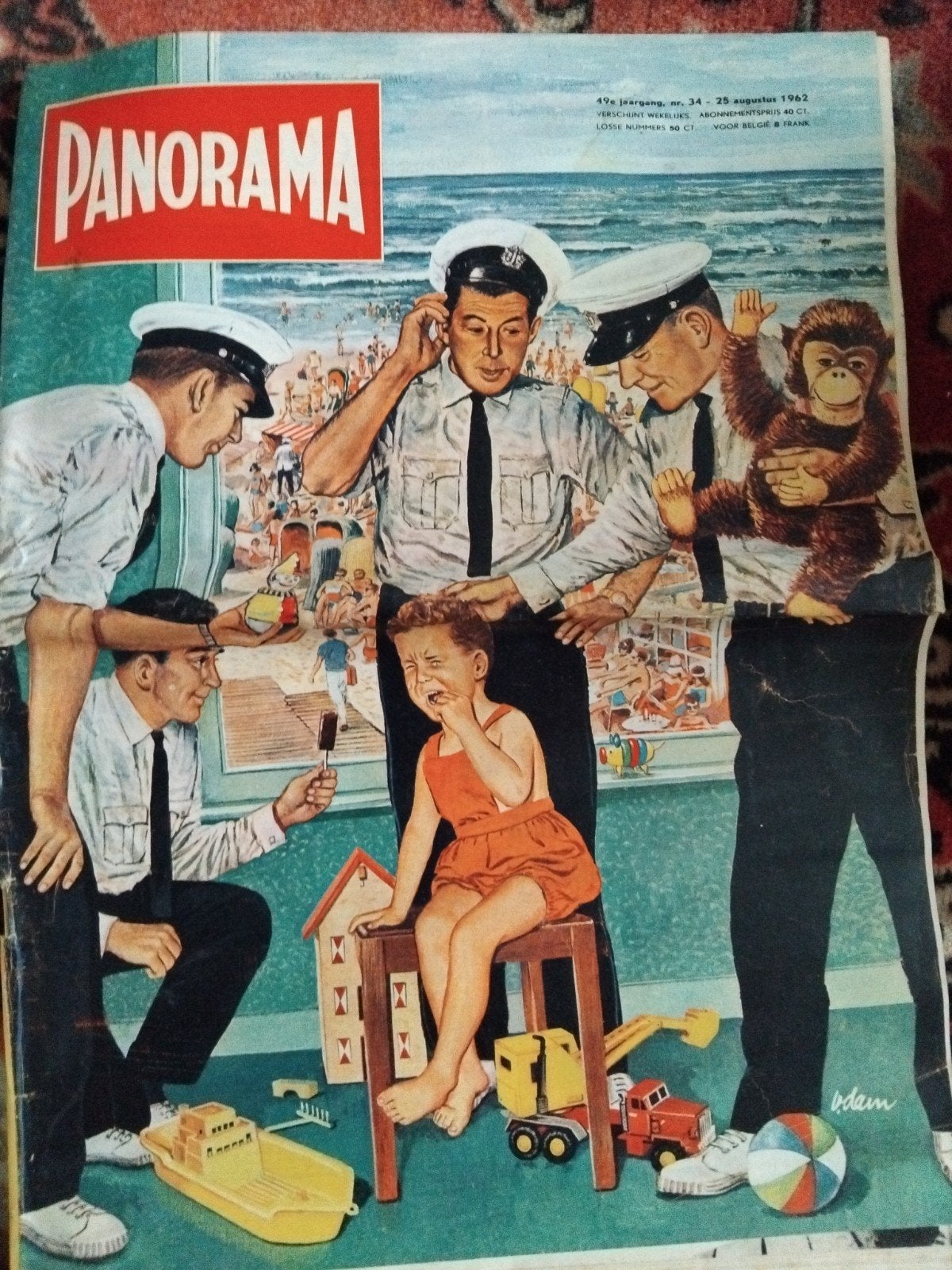 6x Panorama's uit de jaren '60 - Vintage Collecti, Verzamelen, Ophalen of Verzenden, 1960 tot 1980, Nederland, Tijdschrift