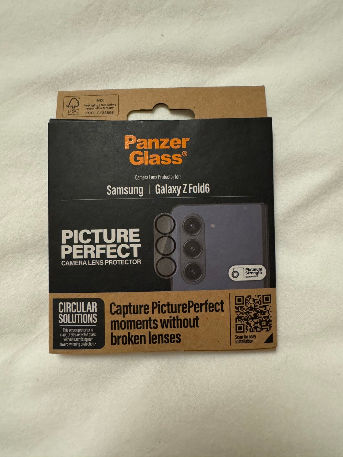 Nieuw: Panzer Glass camera Samsung Galacy Z Fold 6 Zwart, Ophalen of Verzenden, Nieuw, Bescherming, Samsung